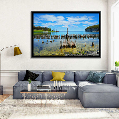Big Bay De Noc Garden View Wall Art