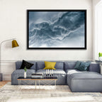 Turbulent Storm Cloud Abstract Wall Art