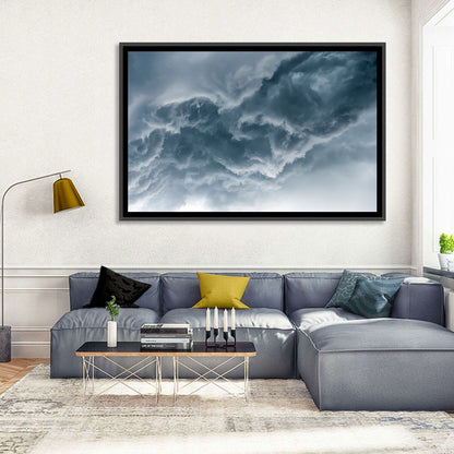 Turbulent Storm Cloud Abstract Wall Art