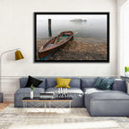 Rowboat on Lake Orta Wall Art