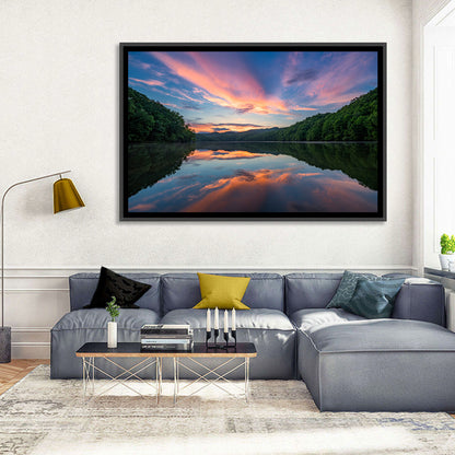 Appalachian Lake Sunset Wall Art