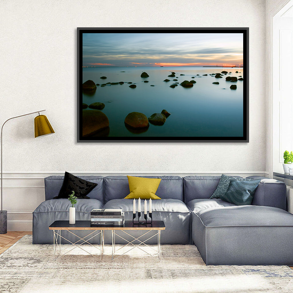 Baltic Sea at Twilight Wall Art