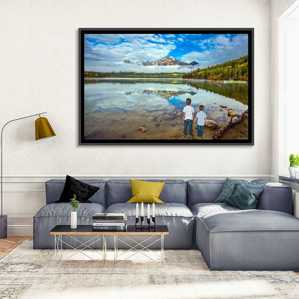 Pyramid Lake Reflection Wall Art