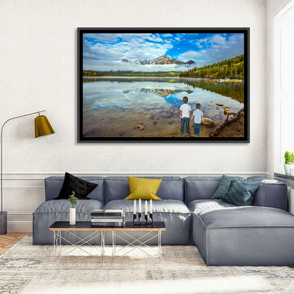 Pyramid Lake Reflection Wall Art