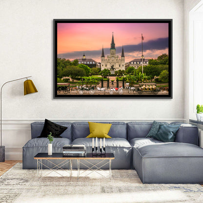 Jackson Square at Dusk Wall Art