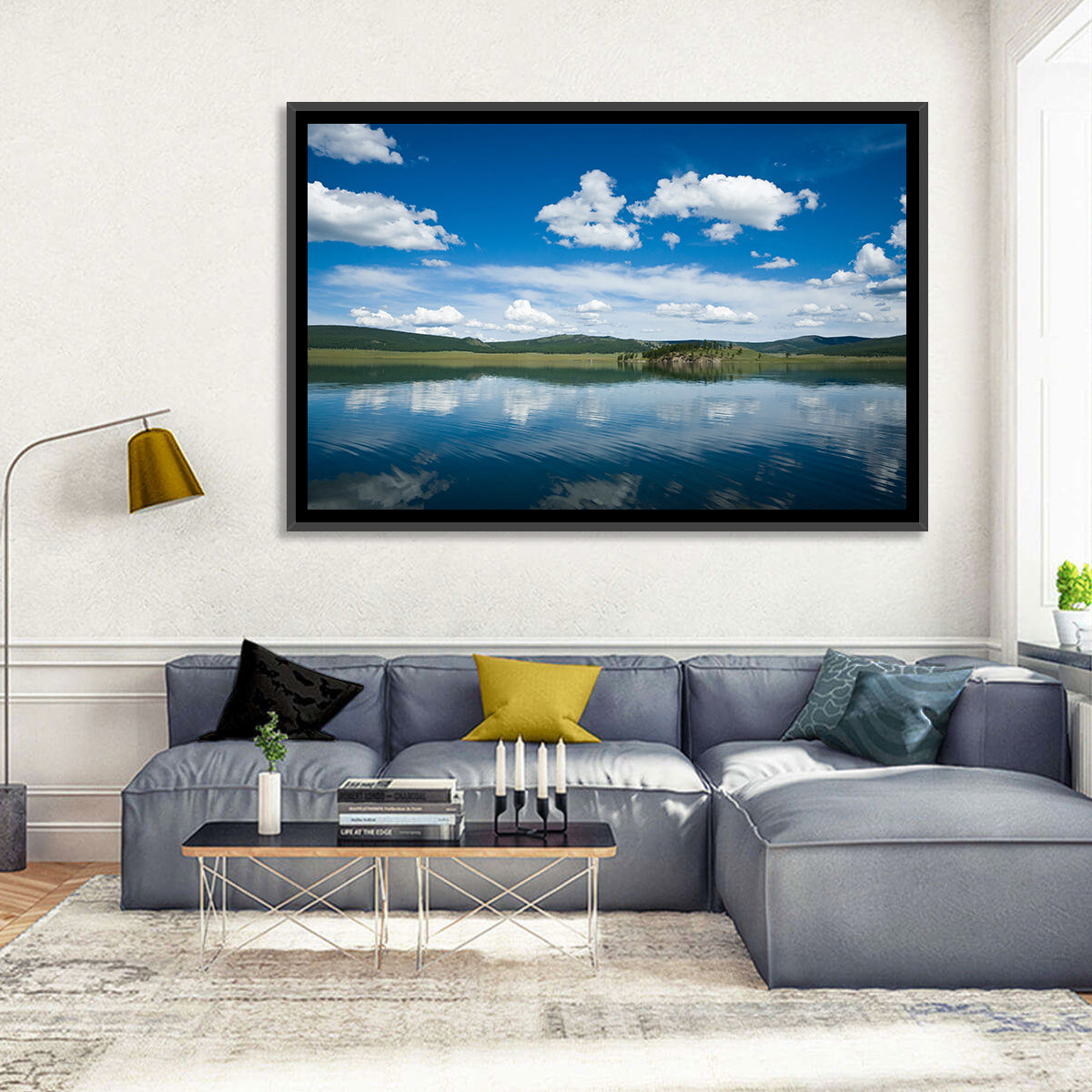 Lake Khovsgol Reflection Wall Art