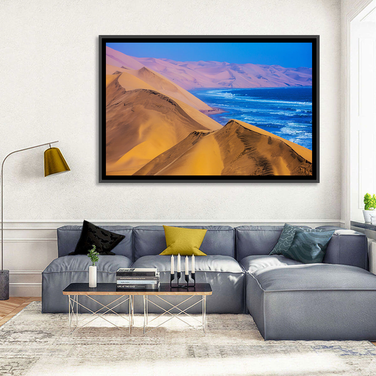 Sandwich Harbour Dunes Meet the Atlantic Wall Art