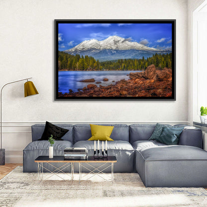 Mount Shasta Over Lake Siskiyou Wall Art