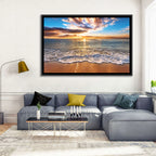 Golden Beach Sunrise Wall Art
