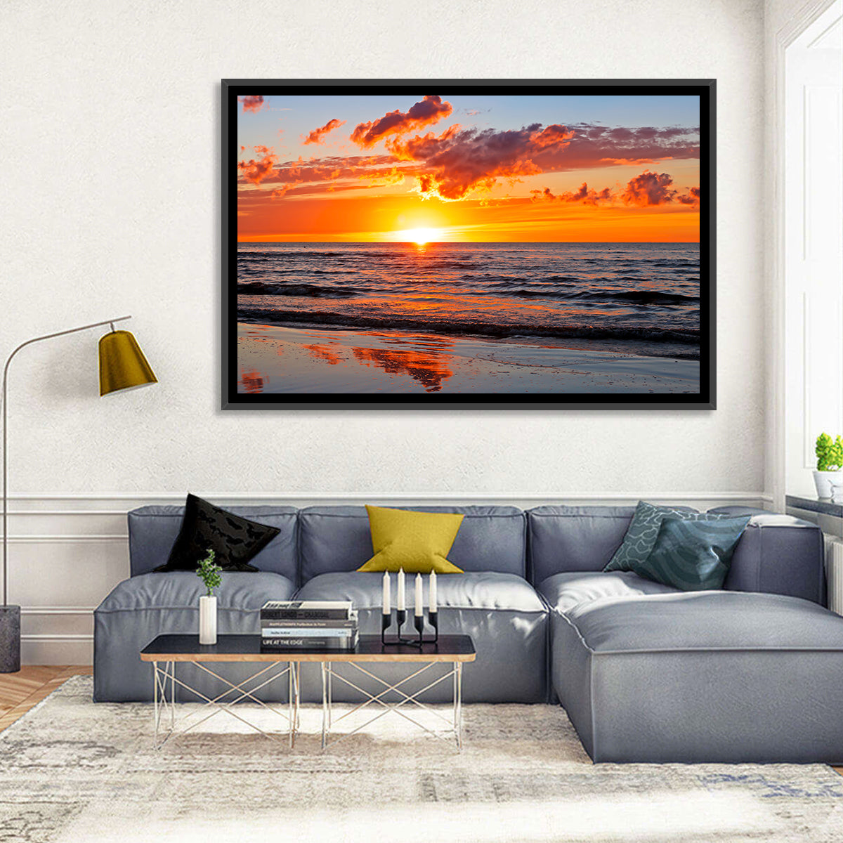 Sunset Over the Baltic Wall Art