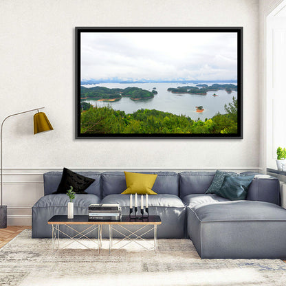 Qiandao Lake Islands View Wall Art