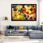 Kaleidoscopic Glass Ceiling Abstract Wall Art