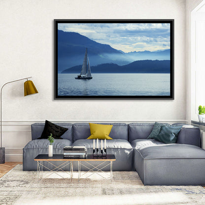 Lake Zug Sailing Wall Art