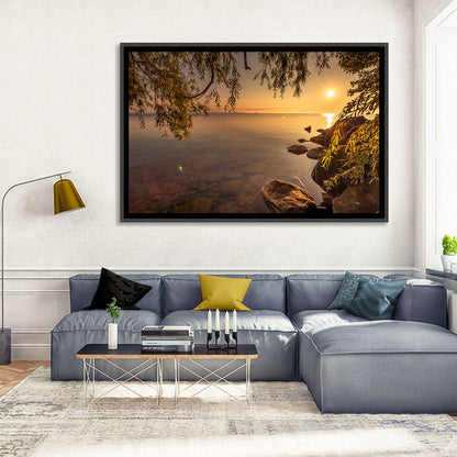 Simcoe Lake Golden Hour Wall Art