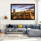 Bogota Twilight Cityscape Wall Art