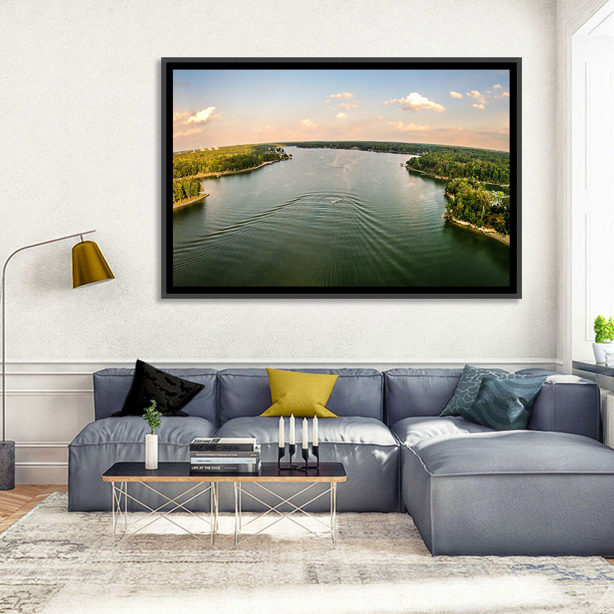 Lake Wylie Golden Hour Wall Art