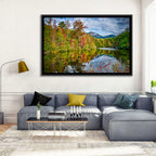 Lake Jocassee Autumn Reflection Wall Art
