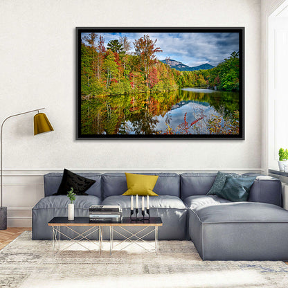 Lake Jocassee Autumn Reflection Wall Art