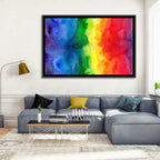 Watercolor Rainbow Gradient Wall Art