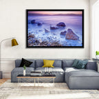 Dead Sea Salt Rocks at Dawn Wall Art