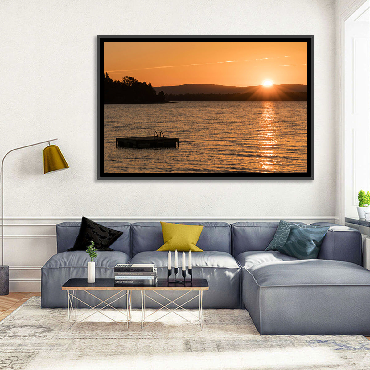 Lake Champlain Sunset Wall Art