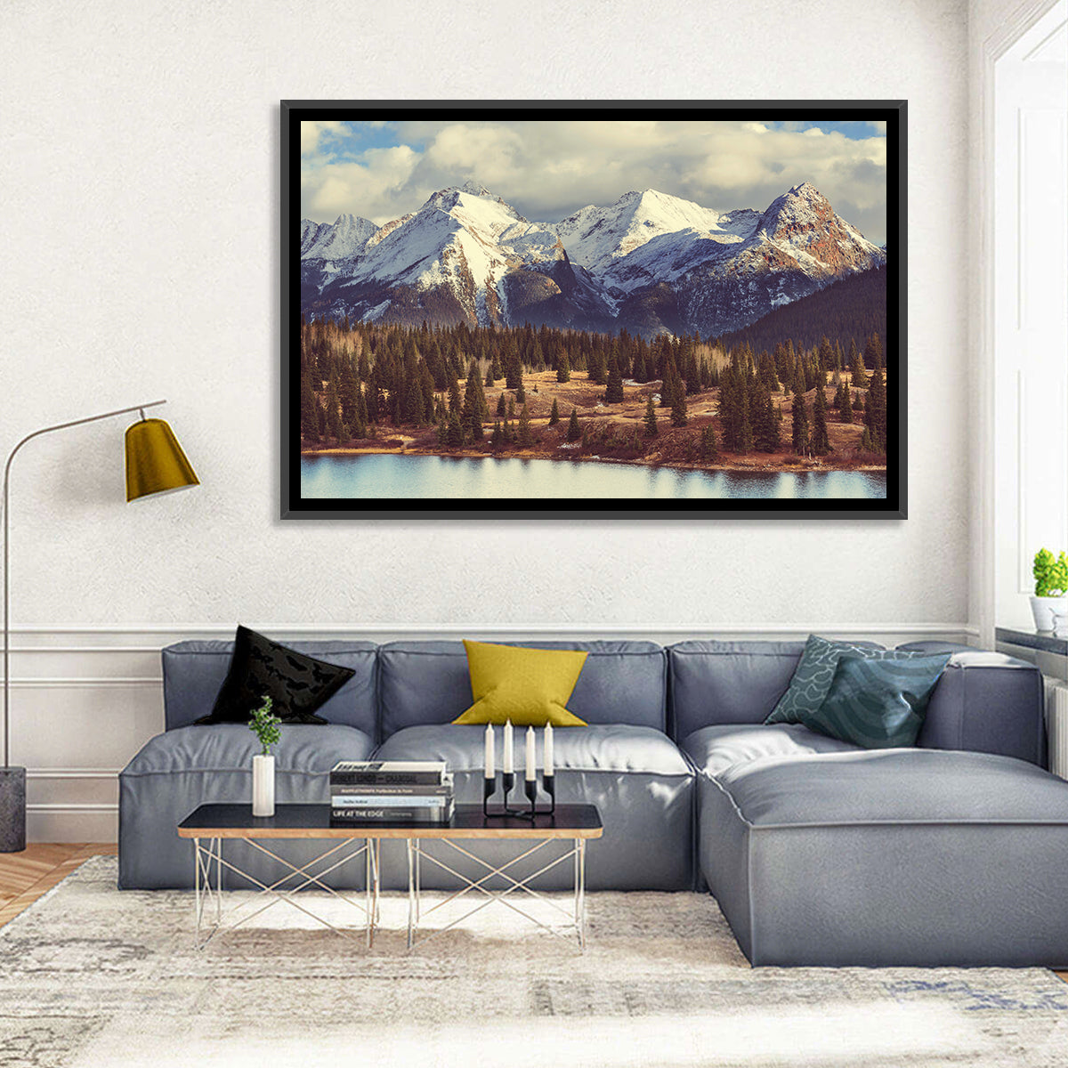 Snow-capped Colorado Rockies Wall Art
