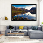 Auger Lake Morning Reflection Wall Art