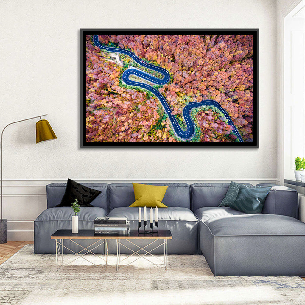 Serpentine Autumn Road Wall Art