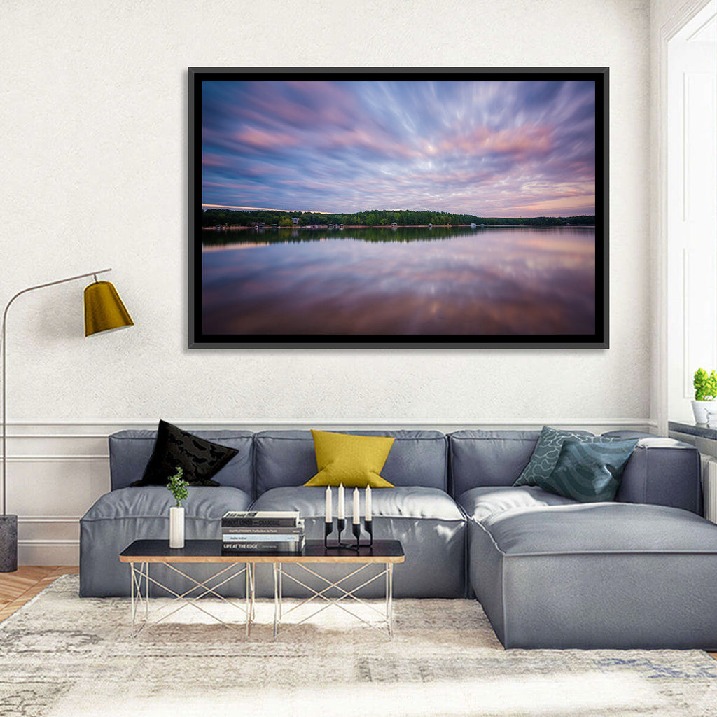 Lake Norman Morning Reflection Wall Art