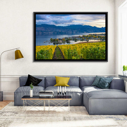 Okanagan Lake Vineyard, Kelowna Wall Art