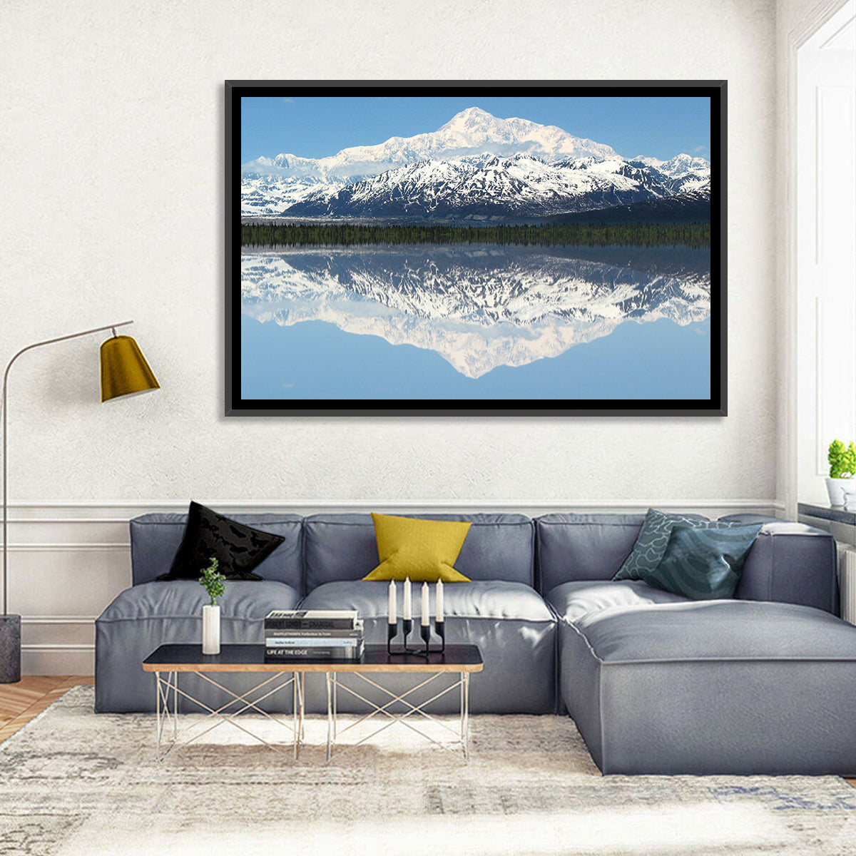 Denali Peak Reflection Wall Art