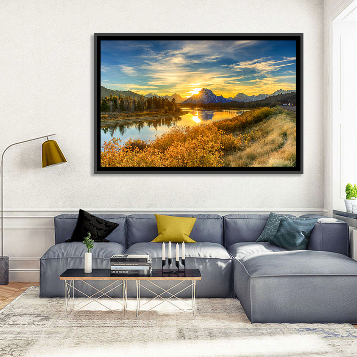 Oxbow Bend Sunrise Wall Art