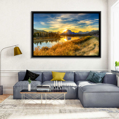 Oxbow Bend Sunrise Wall Art