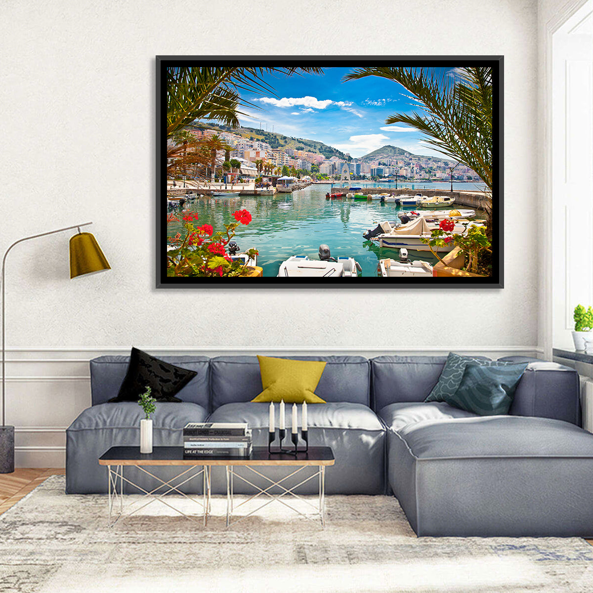 Saranda Harbor View Wall Art