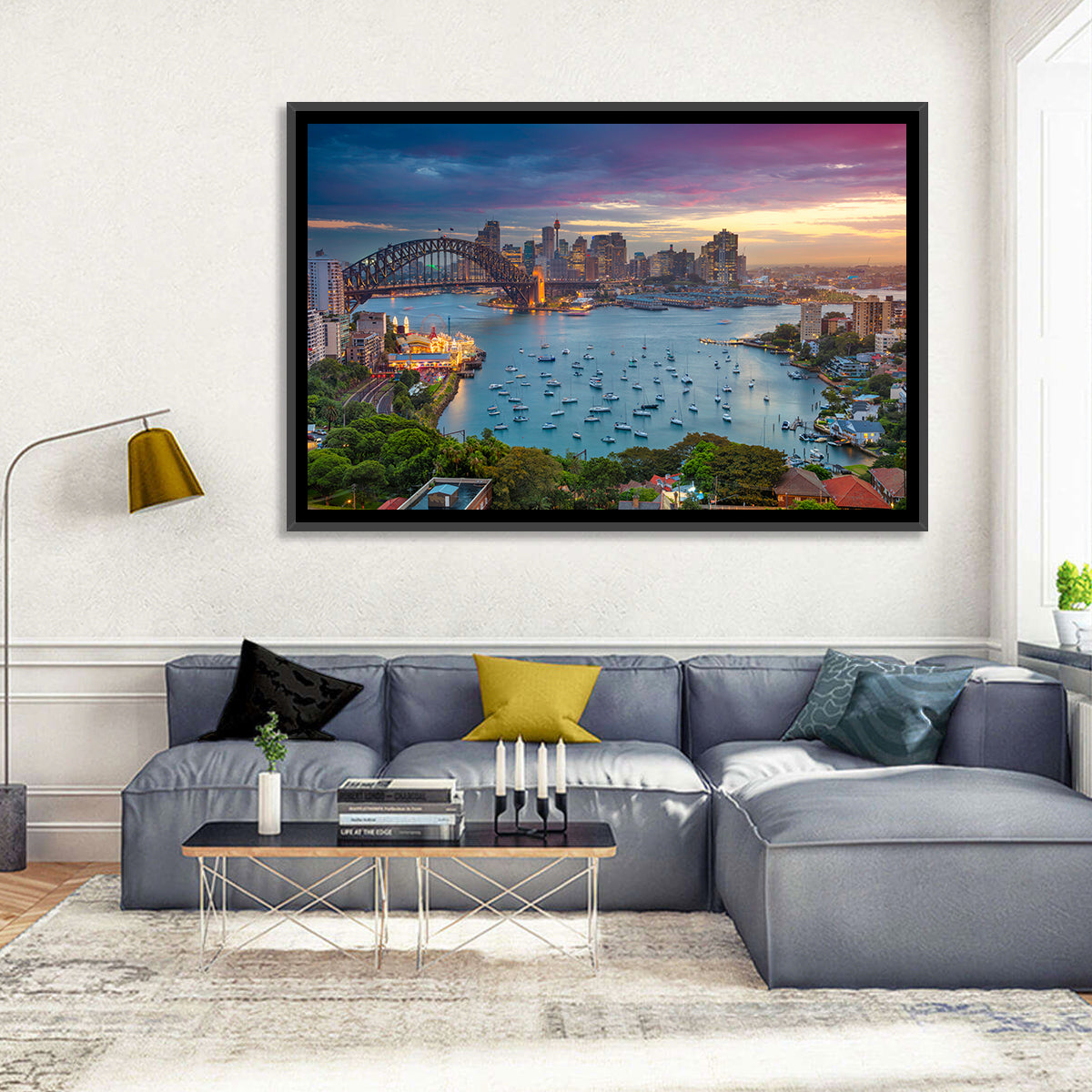 Sydney Harbour Sunset Wall Art