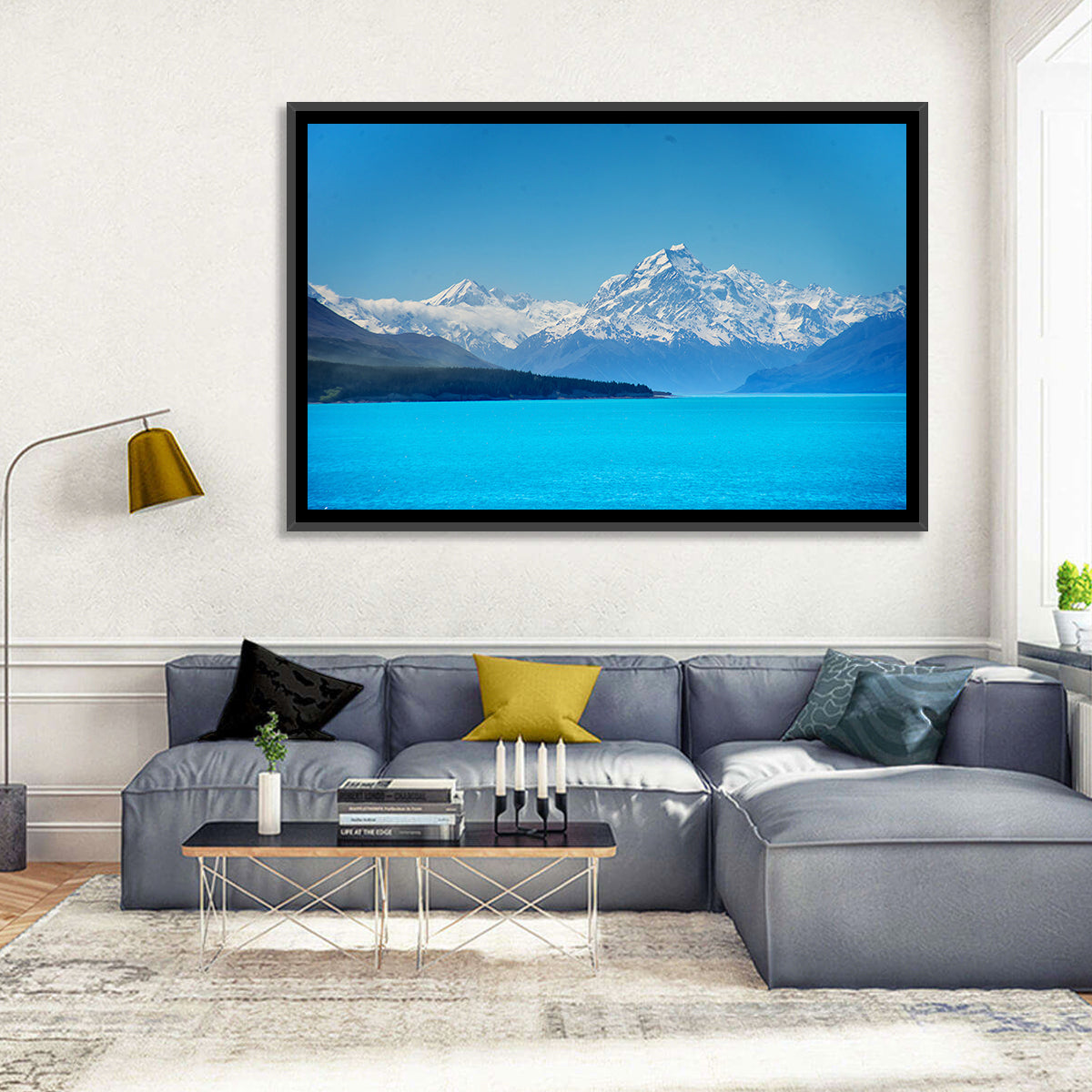 Aoraki Over Lake Pukaki Wall Art