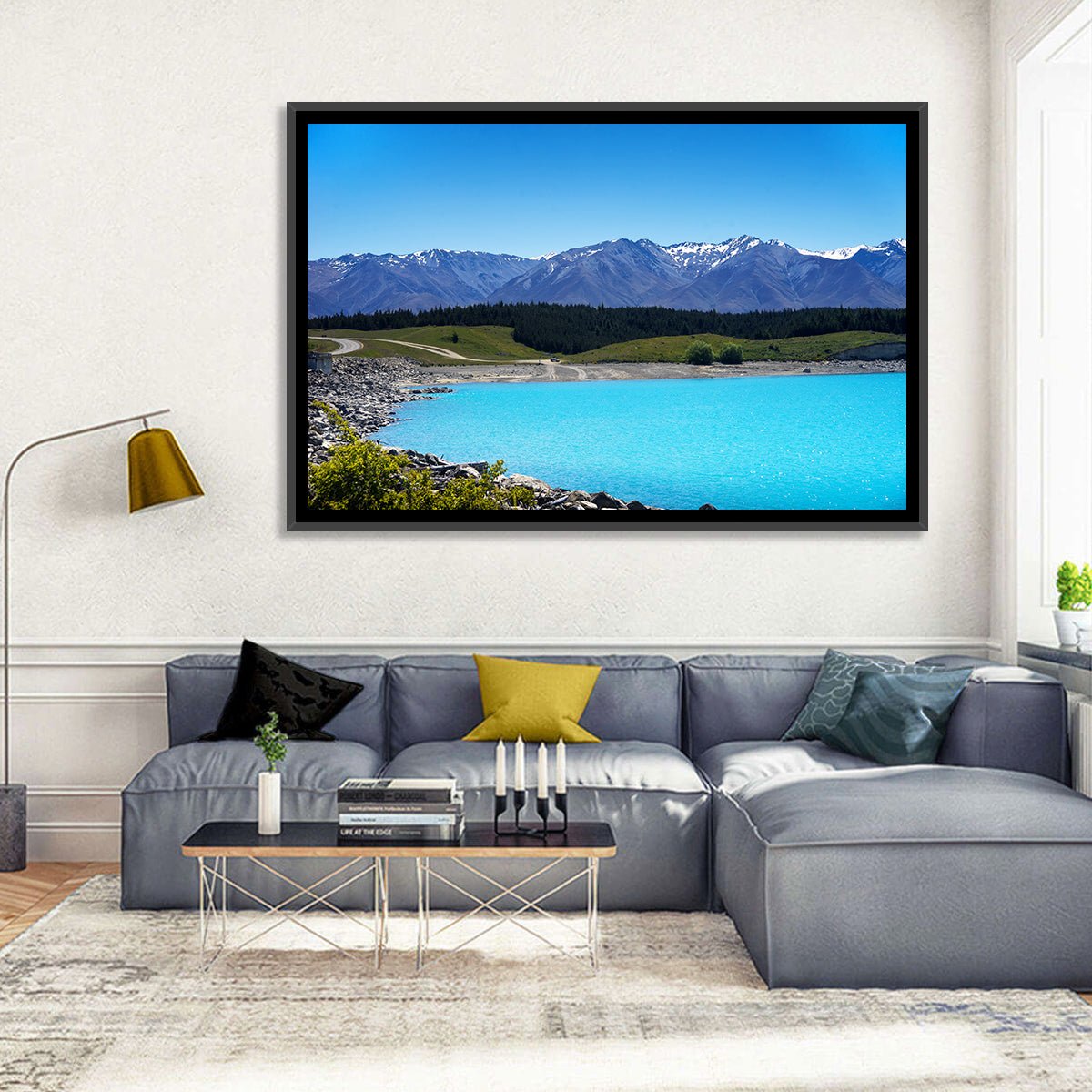 Lake Pukaki Turquoise View Wall Art