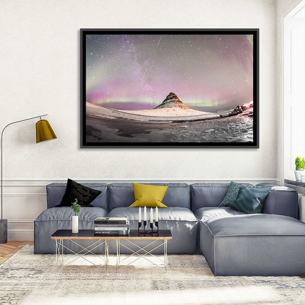 Aurora Over Kirkjufell Wall Art