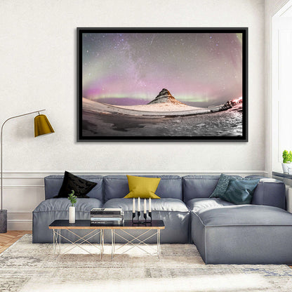 Aurora Over Kirkjufell Wall Art
