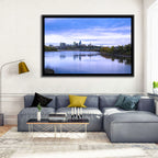 Kansas City Skyline at Dusk Wall Art