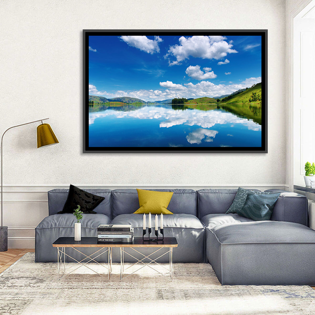 Bunyonyi Lake Reflection Wall Art