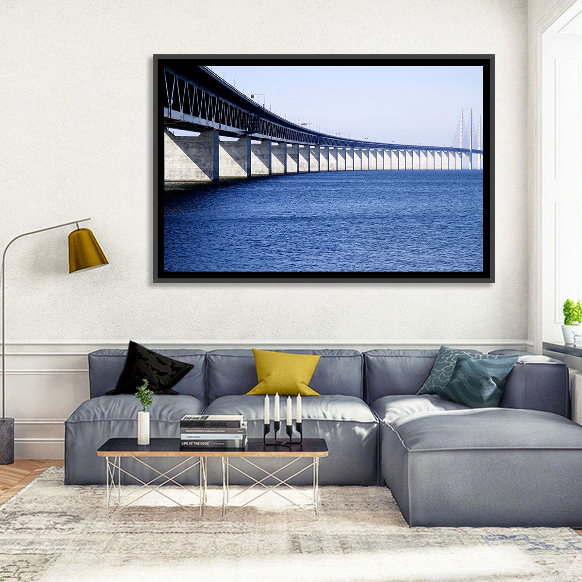 Oresund Bridge Perspective Wall Art