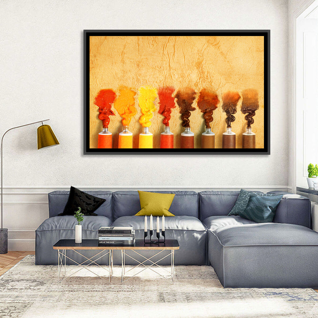 Impasto Paint Tubes Wall Art