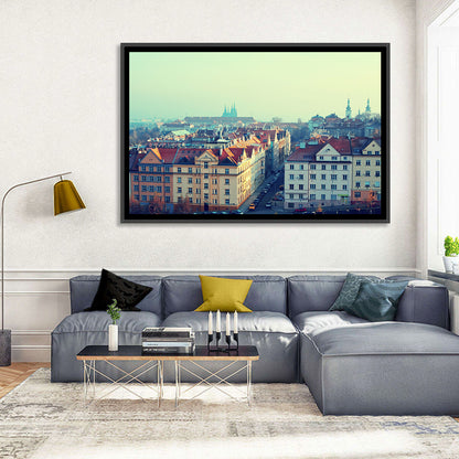 Prague Rooftops with St. Vitus Cathedral Wall Art