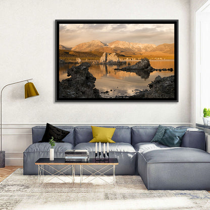 Mono Lake Tufa at Golden Hour Wall Art