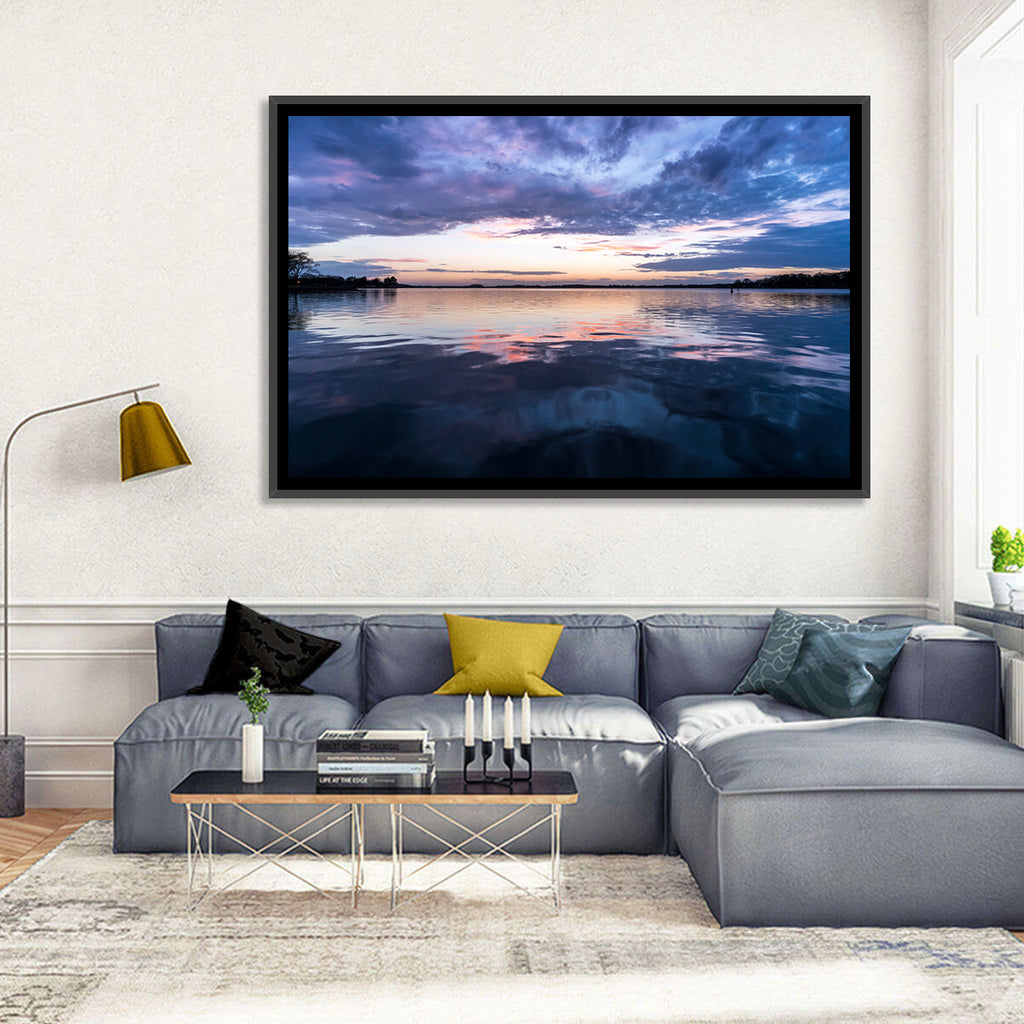 Lake Norman Sunset Reflection Wall Art