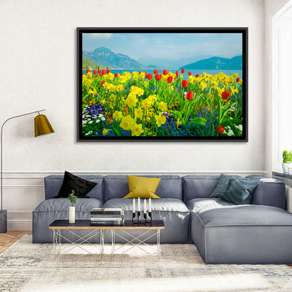 Lake Lucerne Daffodils Wall Art