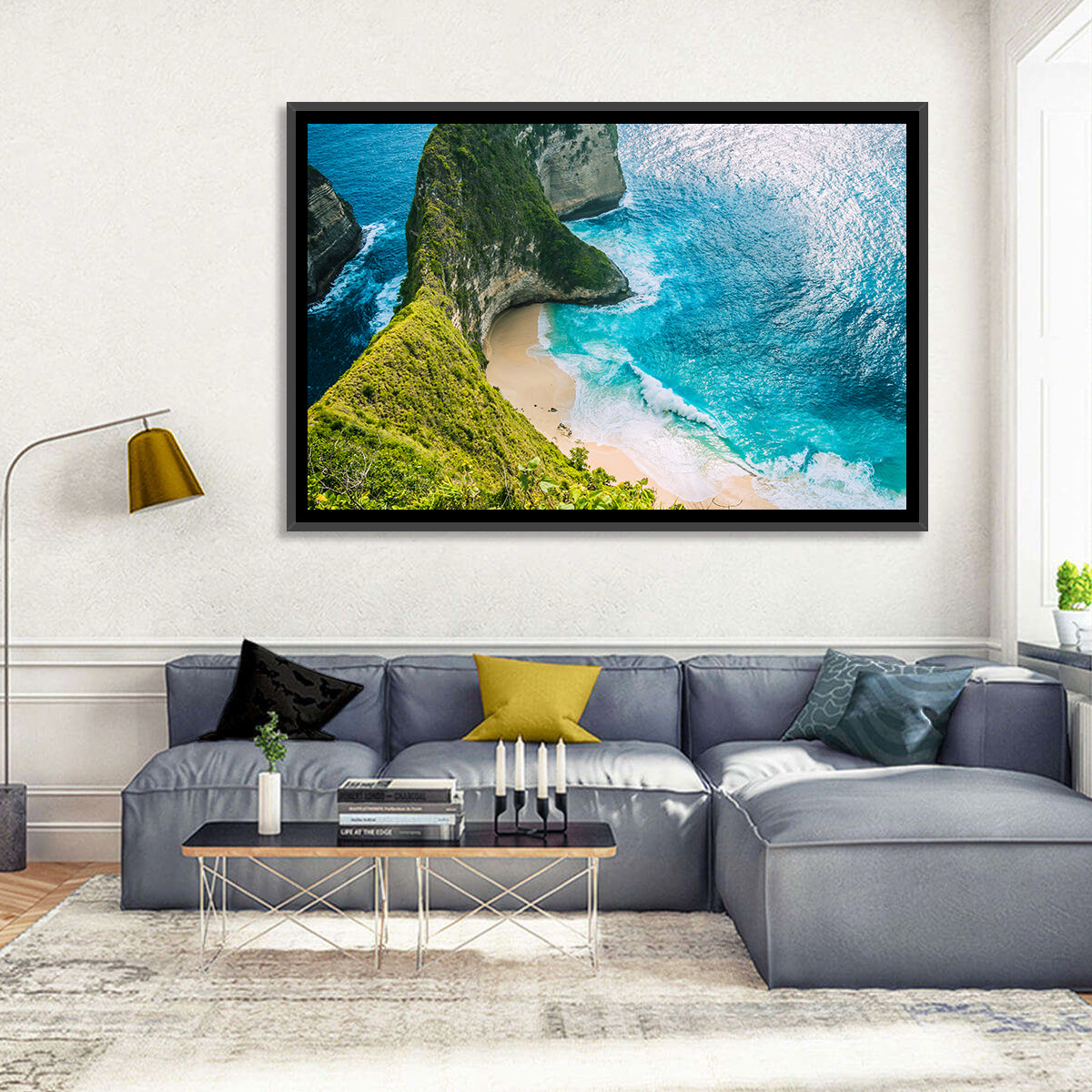 Kelingking Beach, Nusa Penida Wall Art in a room, landscape
