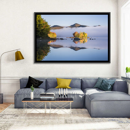 Autumn Morning at Chittenden Lake, Vermont Wall Art