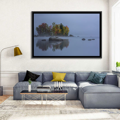 Morning Mist Over Chittenden Lake Wall Art